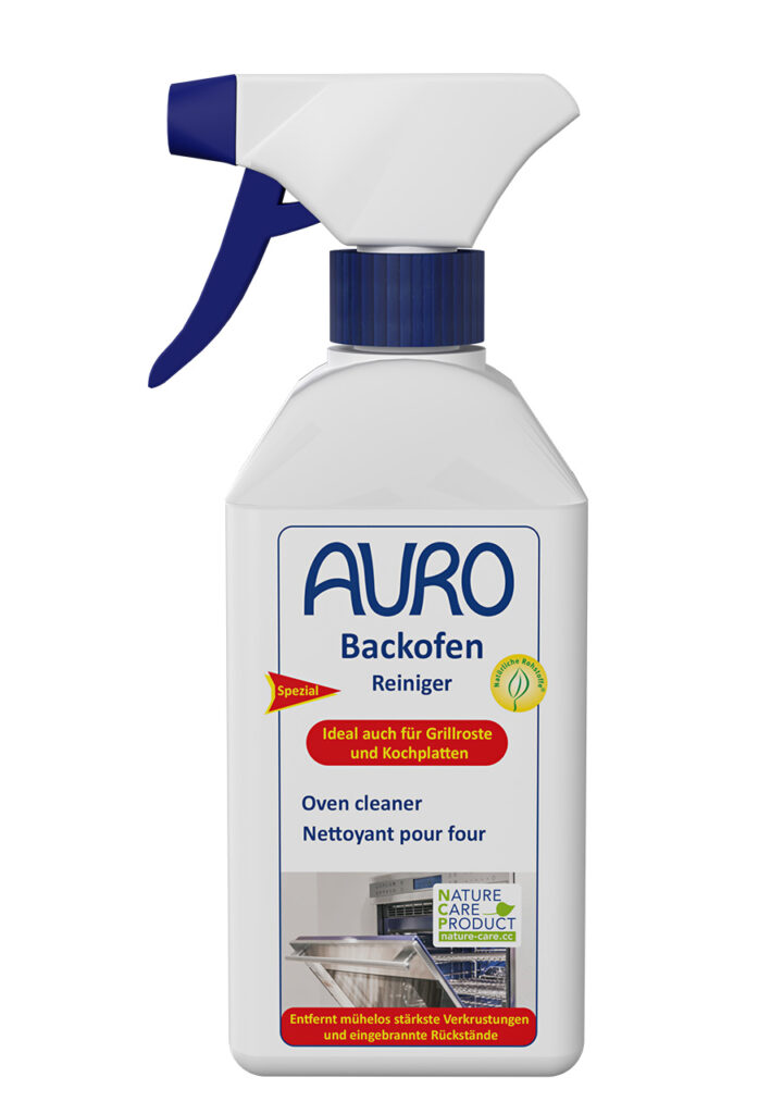 AURO Backofen-Reiniger Nr. 660 in 0,5 Liter Sprühflasche zur kraftvollen Entfernung eingebrannter Rückstände